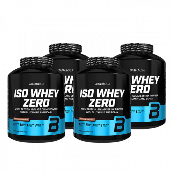 4 x Iso Whey Zero Lactose Free, 2270 g, BIG BUY